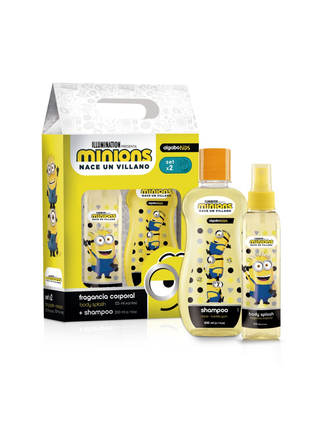 Minions Set Body Splash + Shampoo en Farmacias Lider