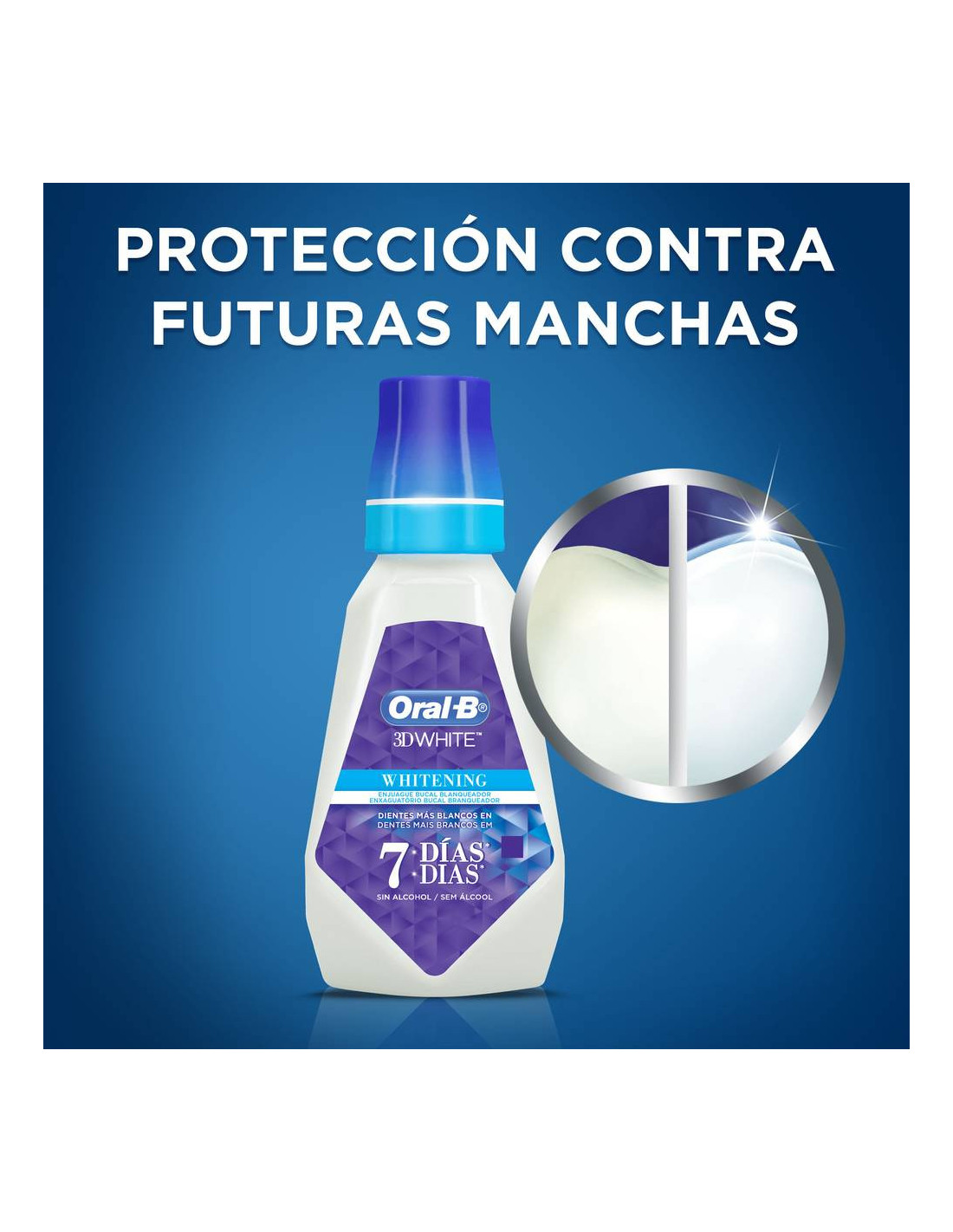OralB 3D White Whitening Enjuague Bucal Blanqueador 237ml en Farmacias OralB 3D White Whitening Enjuague Bucal Blanqueador 237ml en Farmacias
